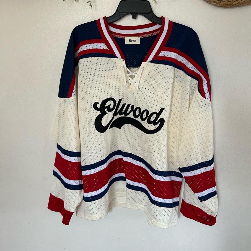 Elwood jersey Cream and Red jersey
